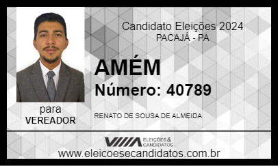 Candidato AMÉM 2024 - PACAJÁ - Eleições