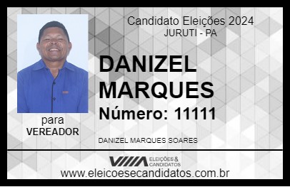 Candidato DANIZEL MARQUES 2024 - JURUTI - Eleições