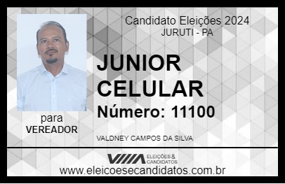 Candidato JUNIOR CELULAR 2024 - JURUTI - Eleições