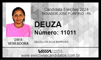 Candidato DEUZA 2024 - SENADOR JOSÉ PORFÍRIO - Eleições