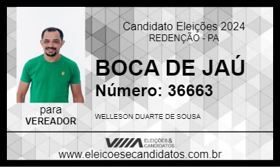 Candidato BOCA DE JAÚ 2024 - REDENÇÃO - Eleições