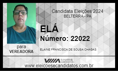 Candidato ELÁ 2024 - BELTERRA - Eleições