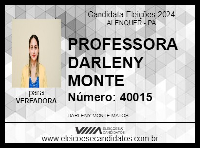 Candidato PROFESSORA DARLENY MONTE 2024 - ALENQUER - Eleições