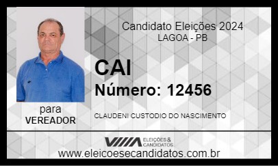 Candidato CAI 2024 - LAGOA - Eleições