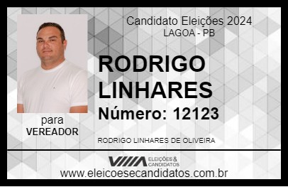 Candidato RODRIGO LINHARES 2024 - LAGOA - Eleições