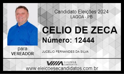 Candidato CELIO DE ZECA 2024 - LAGOA - Eleições