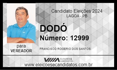 Candidato DODÓ 2024 - LAGOA - Eleições