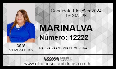 Candidato MARINALVA 2024 - LAGOA - Eleições