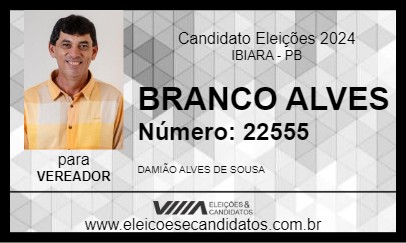 Candidato BRANCO ALVES 2024 - IBIARA - Eleições