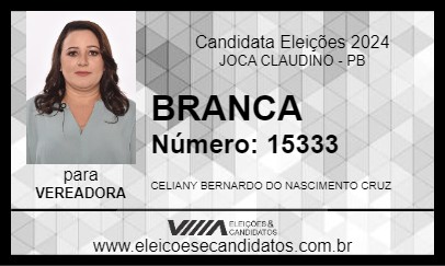 Candidato BRANCA 2024 - JOCA CLAUDINO - Eleições