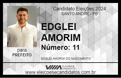 Candidato EDGLEI AMORIM 2024 - SANTO ANDRÉ - Eleições