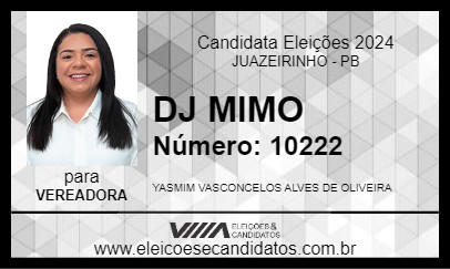 Candidato DJ MIMO 2024 - JUAZEIRINHO - Eleições