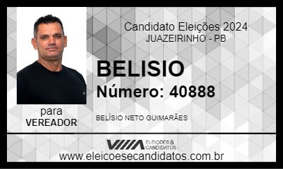 Candidato BELISIO 2024 - JUAZEIRINHO - Eleições