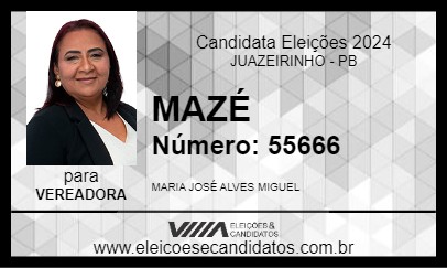 Candidato MAZÉ 2024 - JUAZEIRINHO - Eleições