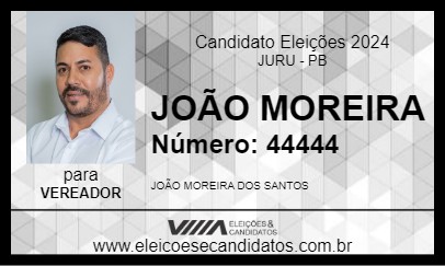 Candidato JOÃO MOREIRA 2024 - JURU - Eleições