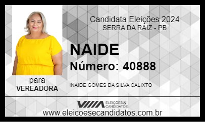 Candidato NAIDE 2024 - SERRA DA RAIZ - Eleições