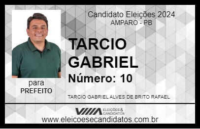 Candidato TARCIO GABRIEL 2024 - AMPARO - Eleições