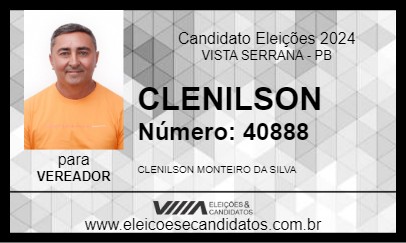 Candidato CLENILSON 2024 - VISTA SERRANA - Eleições