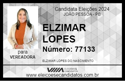 Candidato ELZIMAR LOPES 2024 - JOÃO PESSOA - Eleições