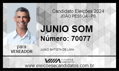 Candidato JUNIO SOM 2024 - JOÃO PESSOA - Eleições