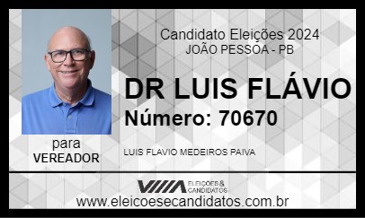 Candidato DR LUIS FLÁVIO 2024 - JOÃO PESSOA - Eleições