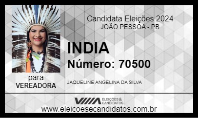 Candidato INDIA 2024 - JOÃO PESSOA - Eleições