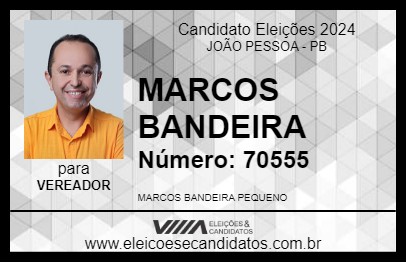 Candidato MARCOS BANDEIRA 2024 - JOÃO PESSOA - Eleições