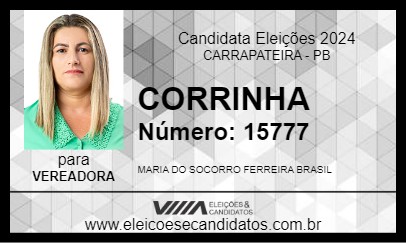 Candidato CORRINHA 2024 - CARRAPATEIRA - Eleições