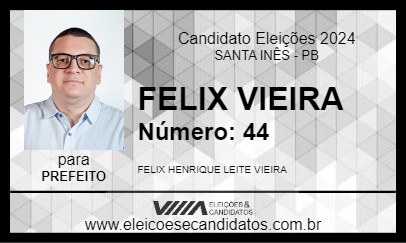 Candidato FELIX VIEIRA 2024 - SANTA INÊS - Eleições