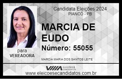 Candidato MARCIA DE EUDO 2024 - PIANCÓ - Eleições