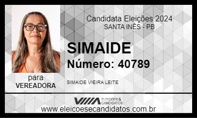 Candidato SIMAIDE 2024 - SANTA INÊS - Eleições