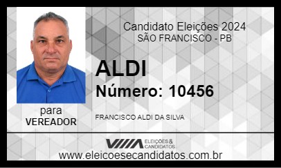 Candidato ALDI 2024 - SÃO FRANCISCO - Eleições