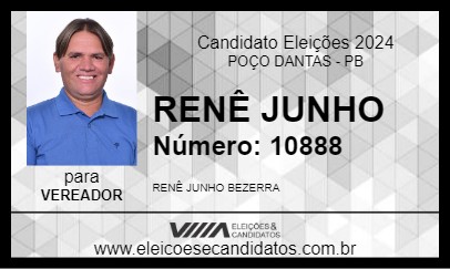 Candidato RENÊ JUNHO 2024 - POÇO DANTAS - Eleições