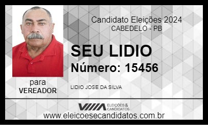 Candidato SEU LIDIO 2024 - CABEDELO - Eleições