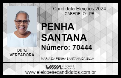 Candidato PENHA SANTANA 2024 - CABEDELO - Eleições