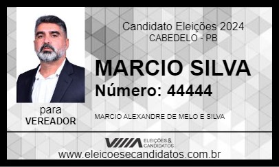 Candidato MARCIO SILVA 2024 - CABEDELO - Eleições