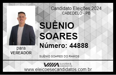 Candidato SUÊNIO SOARES 2024 - CABEDELO - Eleições