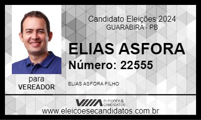 Candidato ELIAS ASFORA 2024 - GUARABIRA - Eleições