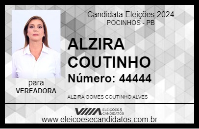 Candidato ALZIRA COUTINHO 2024 - POCINHOS - Eleições