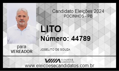 Candidato LITO 2024 - POCINHOS - Eleições