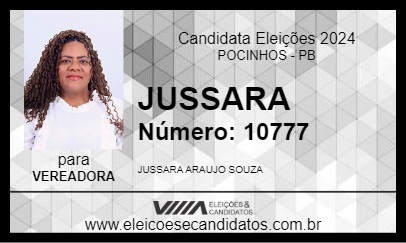 Candidato JUSSARA 2024 - POCINHOS - Eleições