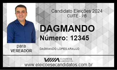 Candidato DAGMANDO 2024 - CUITÉ - Eleições