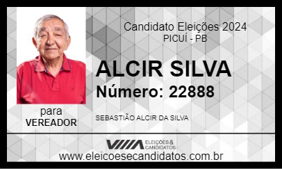 Candidato ALCIR SILVA 2024 - PICUÍ - Eleições