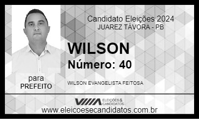 Candidato WILSON 2024 - JUAREZ TÁVORA - Eleições