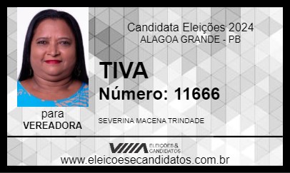 Candidato TIVA 2024 - ALAGOA GRANDE - Eleições