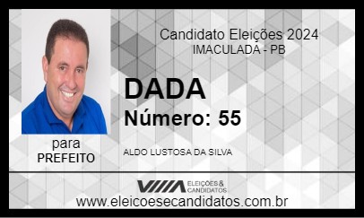 Candidato DADA 2024 - IMACULADA - Eleições