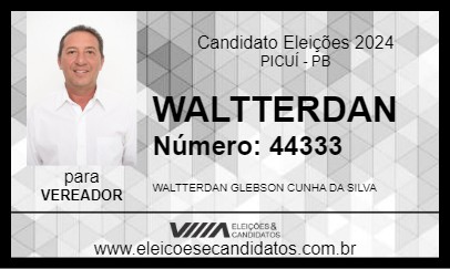 Candidato WALTTERDAN 2024 - PICUÍ - Eleições