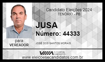 Candidato JUSA 2024 - TENÓRIO - Eleições