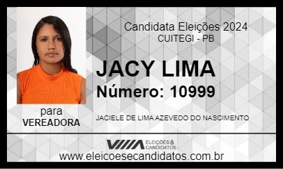 Candidato JACY LIMA 2024 - CUITEGI - Eleições