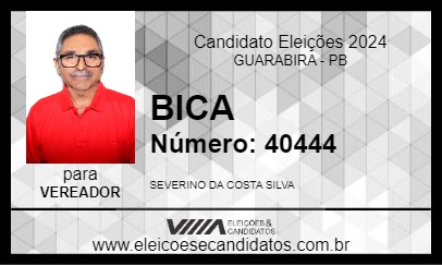 Candidato BICA 2024 - GUARABIRA - Eleições